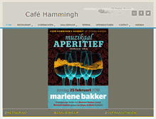 Tablet Screenshot of cafehammingh.nl